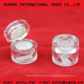 Mini cosmetic loose powder container